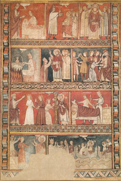 Pyhän Nikolauksen elämä tekijältä Second Master of Bierge